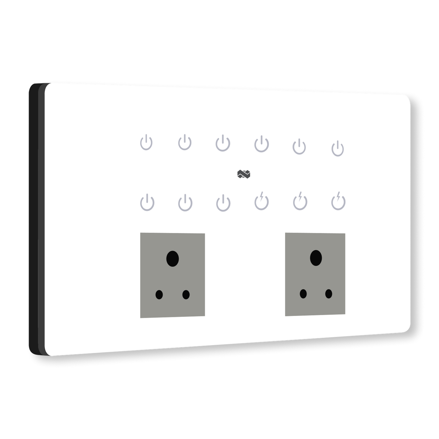 12 Gang (12 Switch + 2 Plug ) IR Remote & Wi-Fi Touch Switch