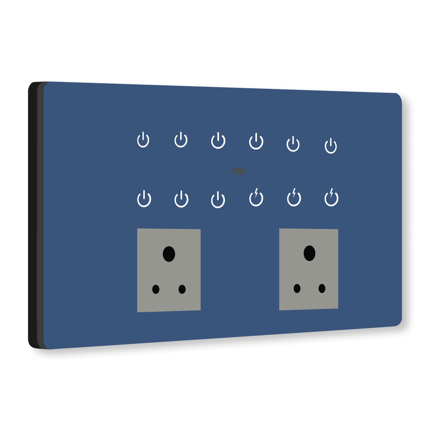 12 Gang (12 Switch + 2 Plug ) IR Remote & Wi-Fi Touch Switch