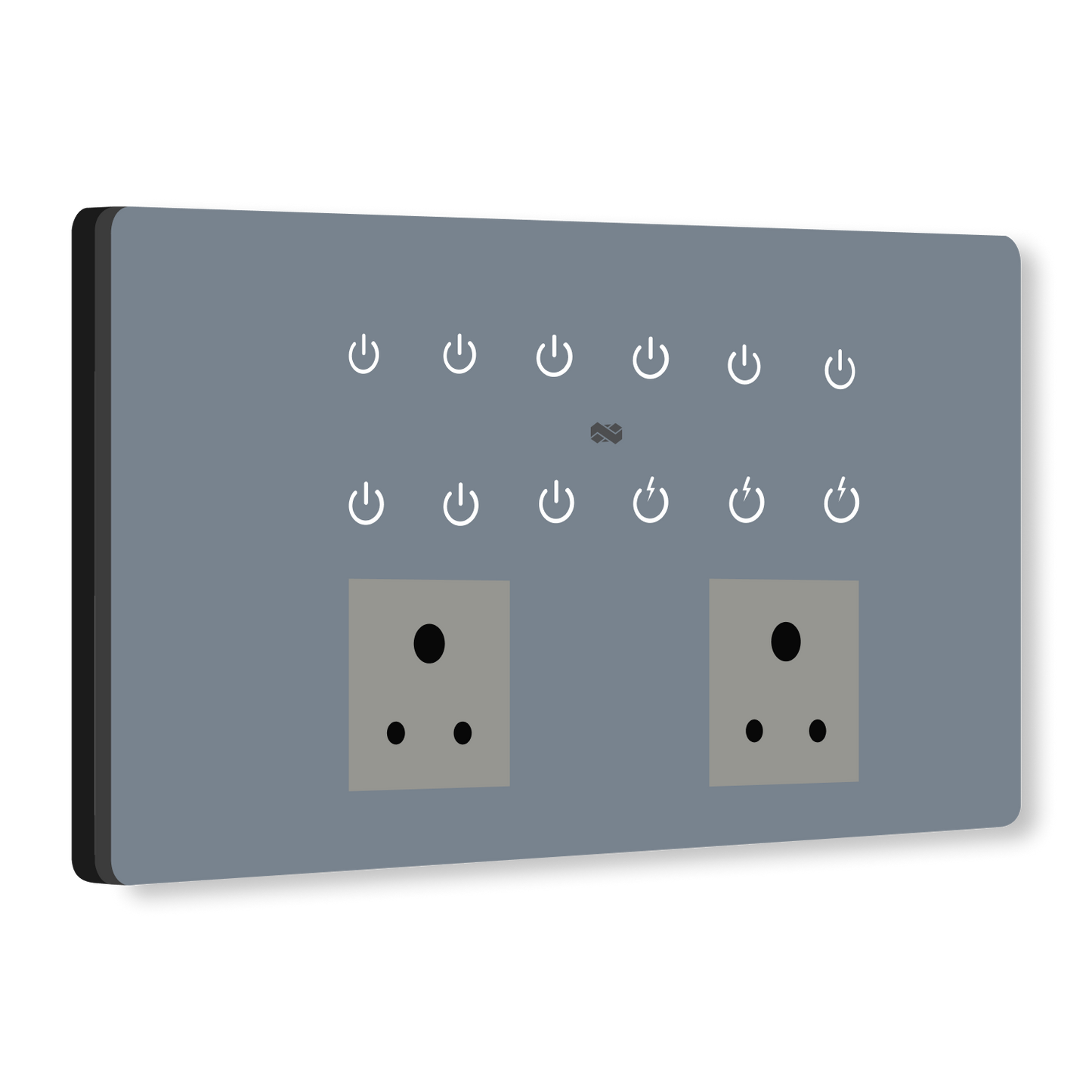 12 Gang (12 Switch + 2 Plug ) IR Remote & Wi-Fi Touch Switch