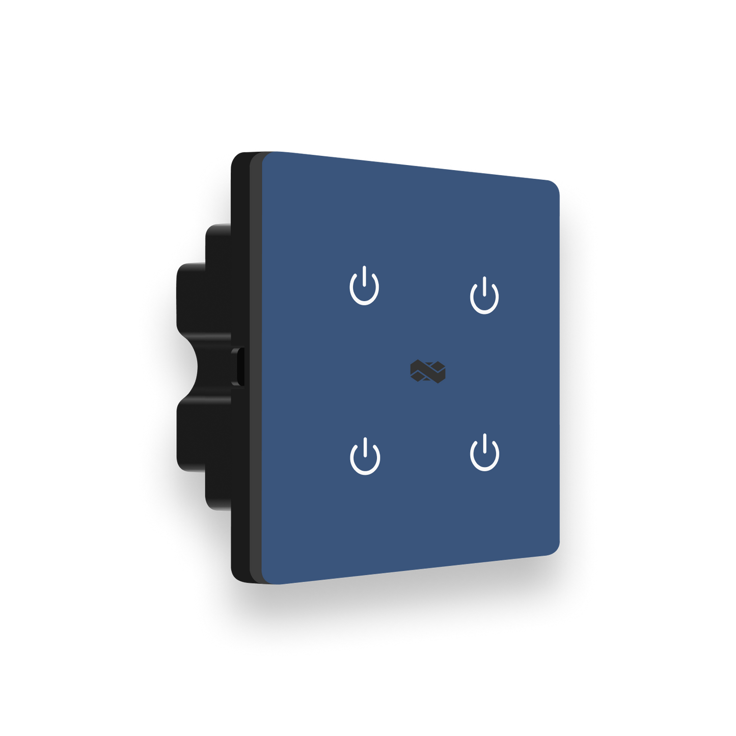 2 Gang (4 Switch) IR Remote & Wi-Fi Touch Switch