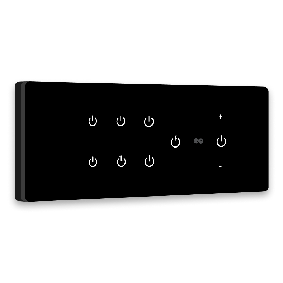 Remote & Wi-Fi Touch Switch black
