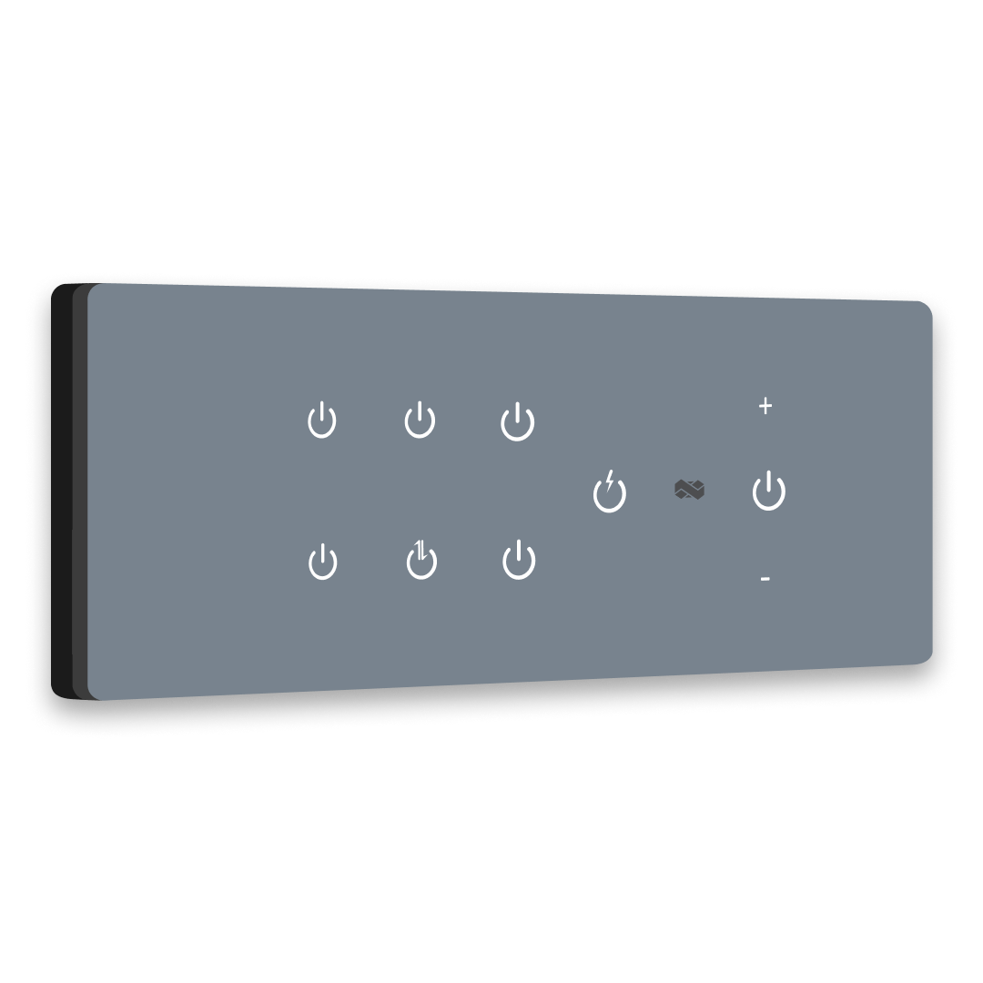 Remote & Wi-Fi Touch Switch - Gray