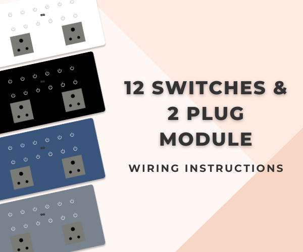 Smart Switch Installation Guide for 12 Switches and 2 Plug Module
