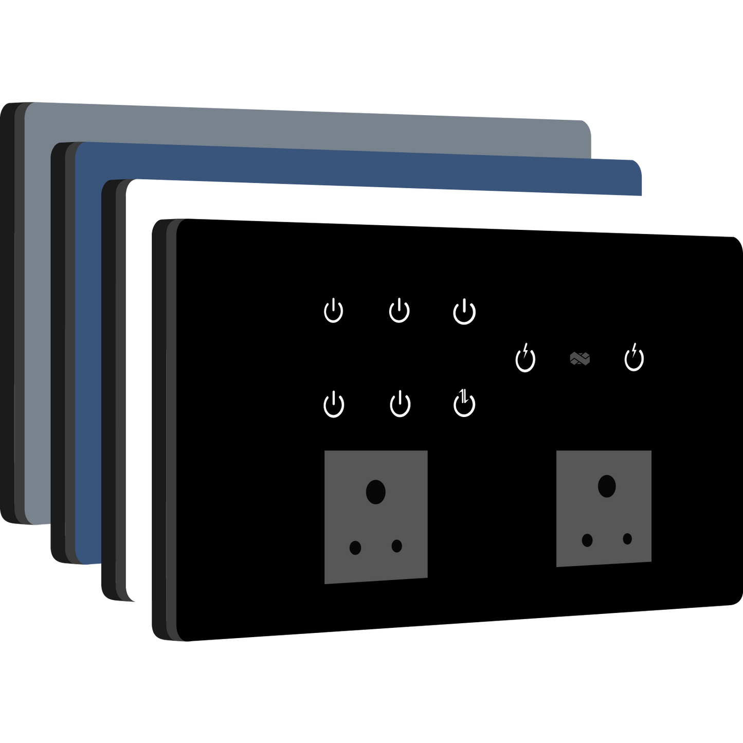 12 Gang- IR Remote & Wi-Fi Touch Switch