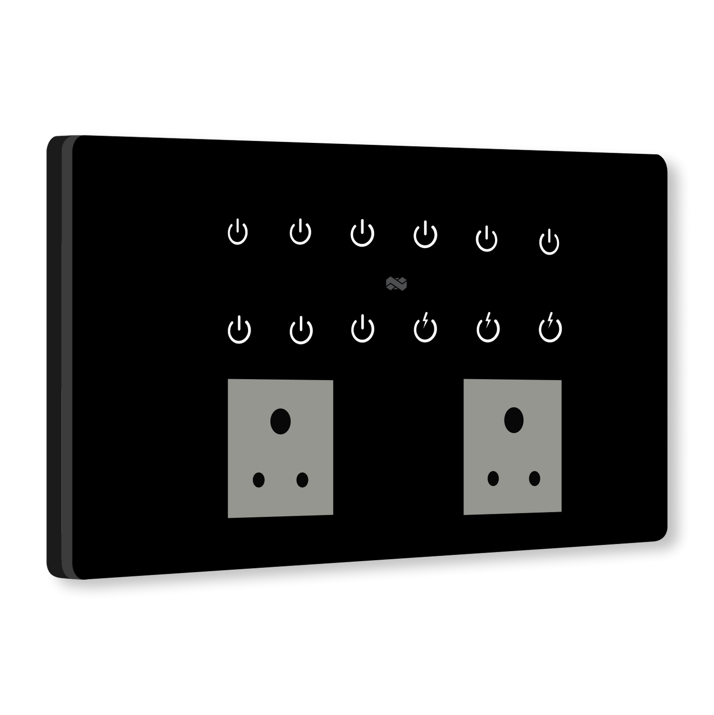 12 Gang (12 Switch + 2 Plug ) IR Remote & Wi-Fi Touch Switch