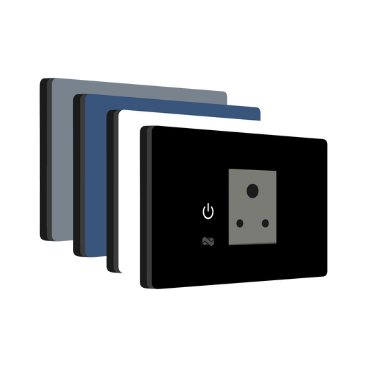 3 Gang (1 Plug) IR Remote & Wi-Fi Touch Switch