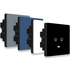 2 Gang IR Remote & Wi-Fi Touch Switch