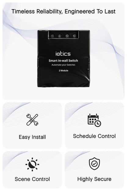 2 Channel Smart Switch Module for Home (Inwall 2S)