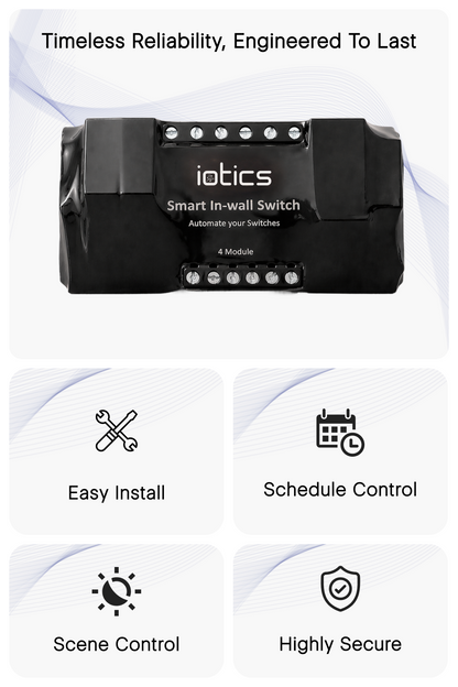 4 Channel Smart Switch Module for Home (Inwall 4S)