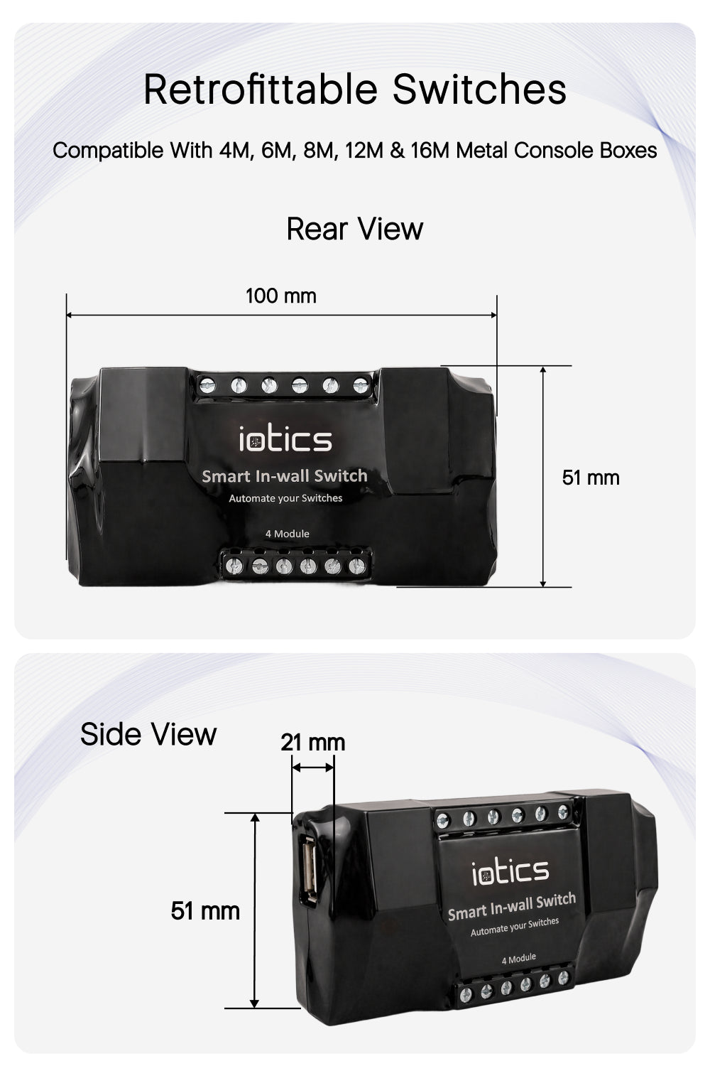 4 Channel Smart Switch Module for Home (Inwall 4S)