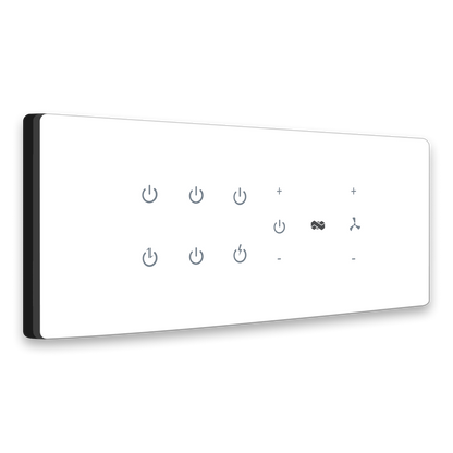 8 Gang - Wi-Fi Switches - white