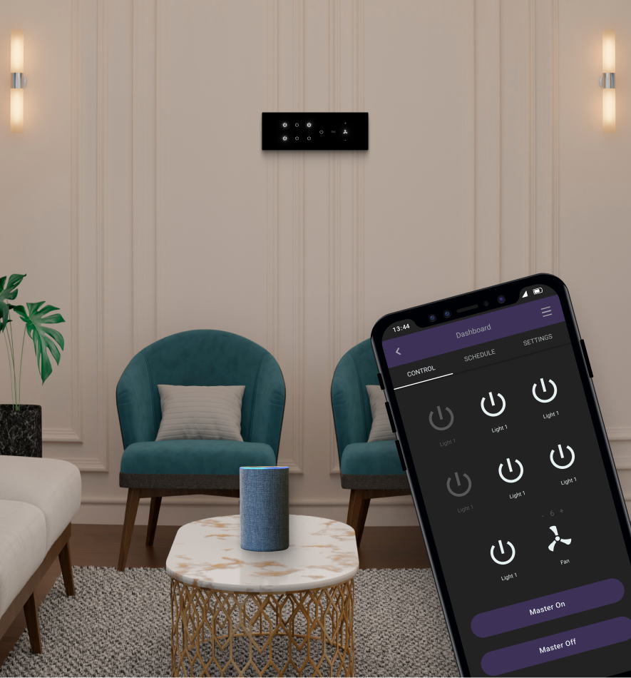 Switch Automaton Smart Home Automation Switches in India | WiFi Touch Switch Control ...