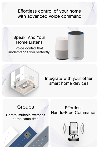 8 Gang (12 Switch) IR Remote & Wi-Fi Touch Switch