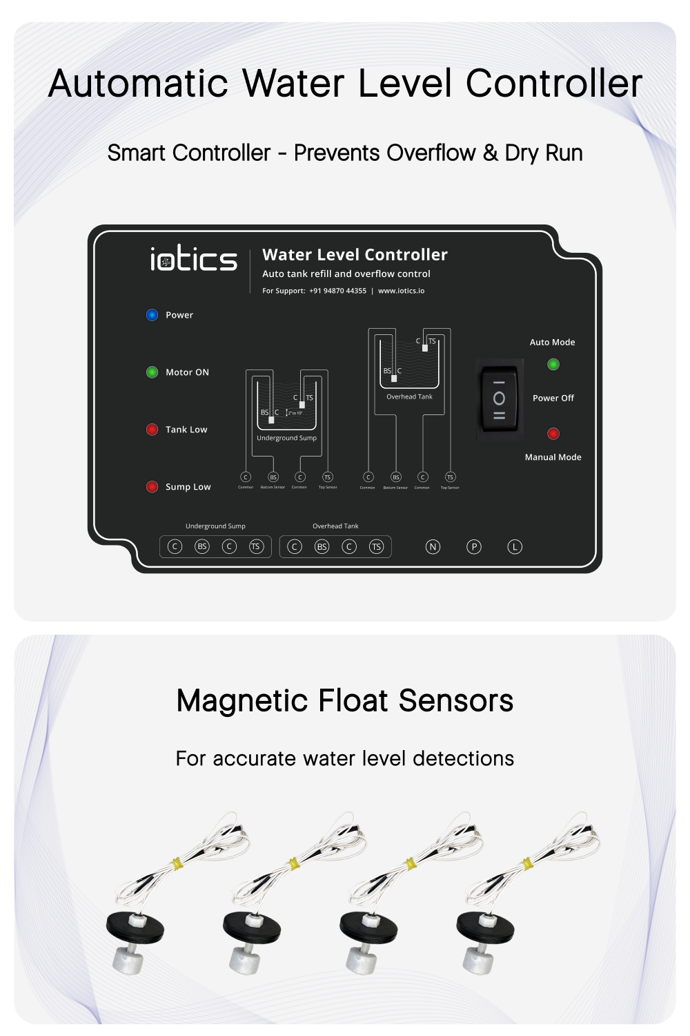 Water Feature Controller Automatic Water Level Controller for Home & Commercial Use | iotics